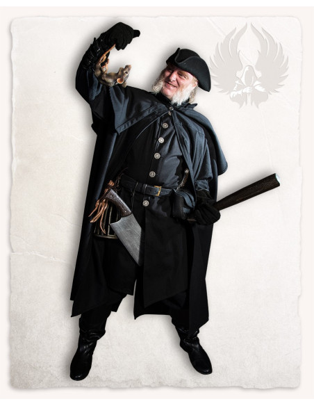 Medieval cloak high neck model Bron -...