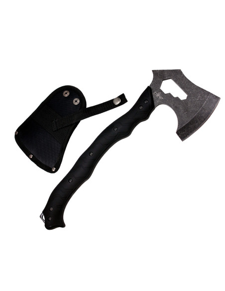 Third tactical ax with stone finish...