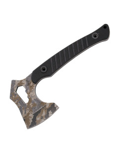Third Camouflage tactical ax, with sheath