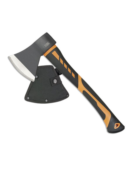 Barbaric ax fiber and rubber handle...