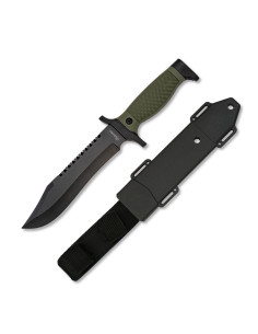Albainox Black Bear knife, ABS sheath (30.50 cm.)