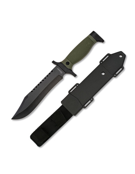 Albainox Black Bear knife, ABS sheath...