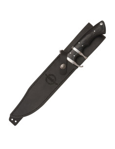 Gil Hibben assault knife, embossed leather sheath 2