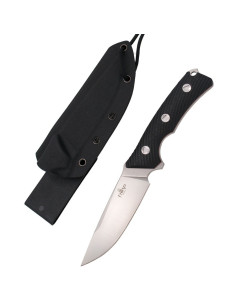 Third tactical knife with kydex sheath