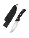 Third tactical knife with kydex sheath