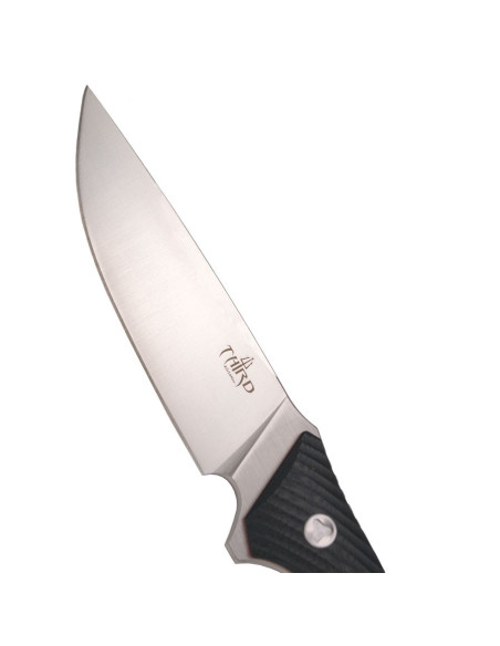Third tactical knife with kydex sheath