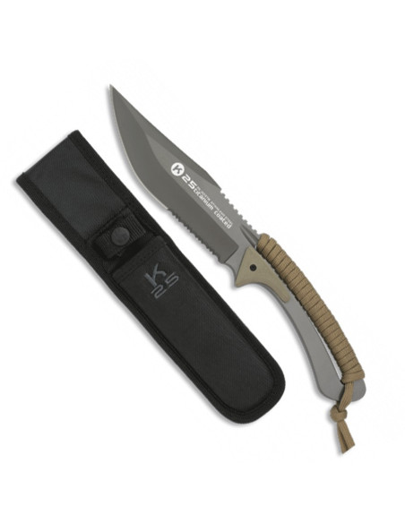 K25 knife strung coyote