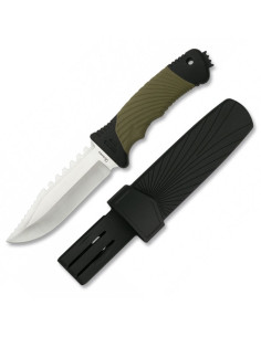 Olive green Albainox knife