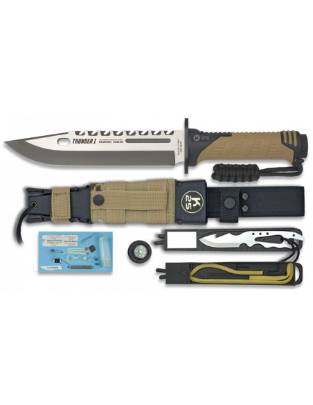 Thunder I Camo Sand Tactical Knife