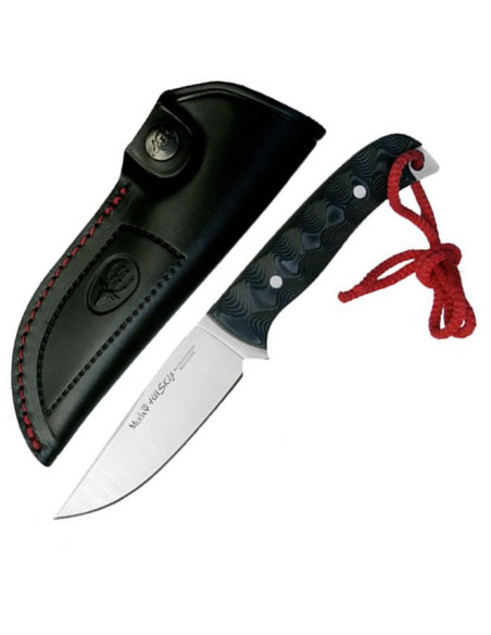 Husky hunting knife, 3D black micarta