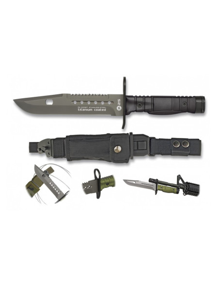 Bayonet tactical knife black