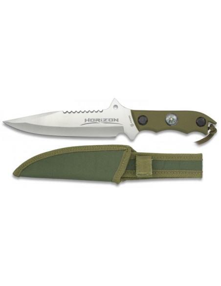 Horizon tactical knife with compass