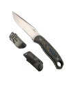 Third tactical knife with magnesium lighter