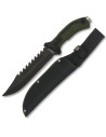 Albainox double serrated counter edge knife