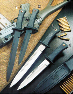 Scorpion knife rubber handle