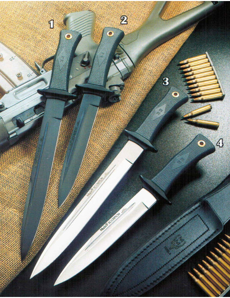 Scorpion knife rubber handle