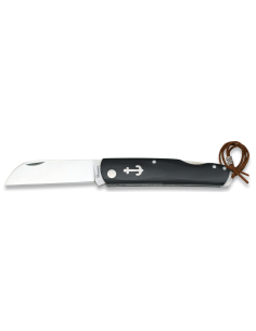 Black sailor knife with lock