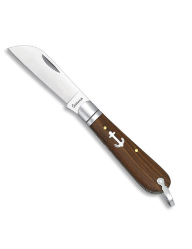 Wooden handle sailor knife