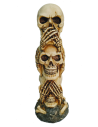 Set 3 skulls, I don't see, I don't hear, I don't speak