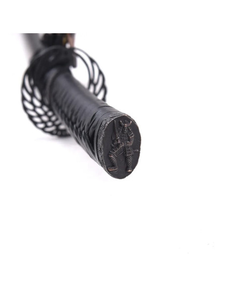 Wing type tsuba ornamental katana...