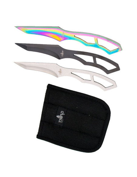 Set of 3 throwing knives Third H7121 with sheath
