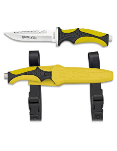 Nautilus diving knife, yellow