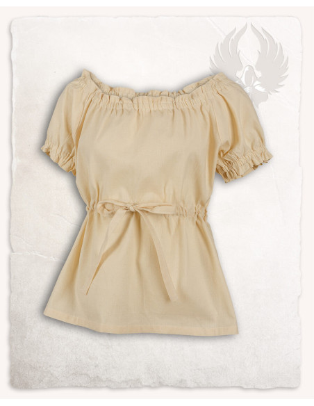 Kalina medieval blouse, cream color,...