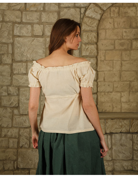 Kalina medieval blouse, cream color,...