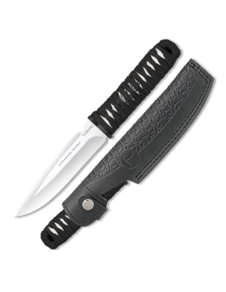 TOKISU knife with leather sheath...