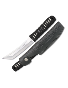 TOKISU knife with leather sheath, blade 15 cm.