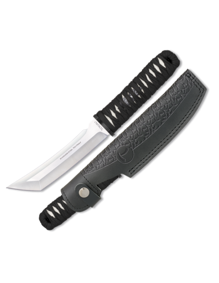 TOKISU knife with leather sheath,...