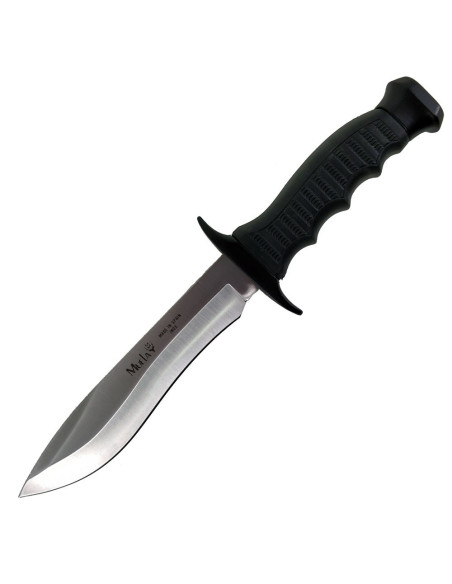 Tactical knife with rubber grip