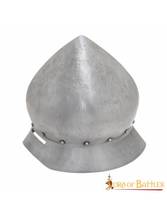 Medieval helmet, teapot type, old finish, XV century 2