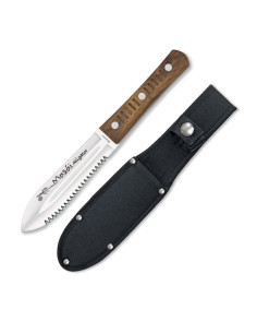 Masai Aligator double edged knife, with saw