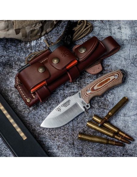 Mini green beret survival knife (115-XC)