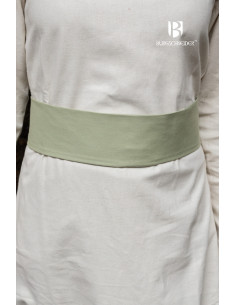 Sieglinde adjustable medieval belt, spring green