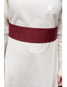 Sieglinde adjustable medieval belt, burgundy
