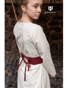 Sieglinde adjustable medieval belt, burgundy 2