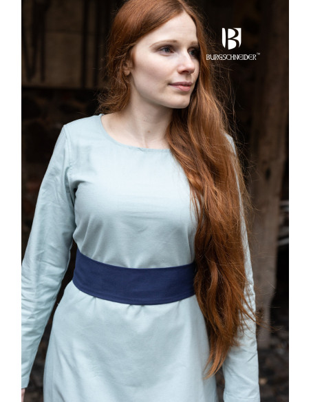 Sieglinde adjustable medieval belt, blue