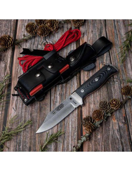 MT-1 knife with black Micarta handle,...