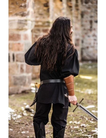 Ulrich model medieval shirt, black color
