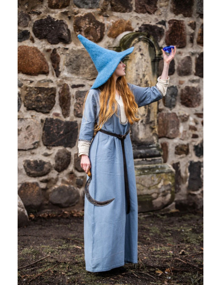 Agata model witch hat, light blue Agata model witch hat, light blue