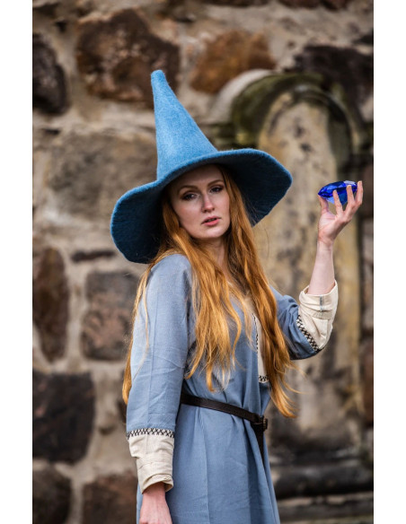 Agata model witch hat, light blue Agata model witch hat, light blue