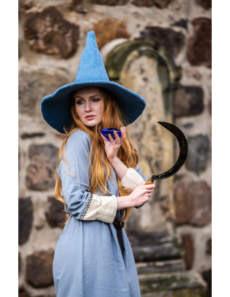 Agata model witch hat, light blue Agata model witch hat, light blue