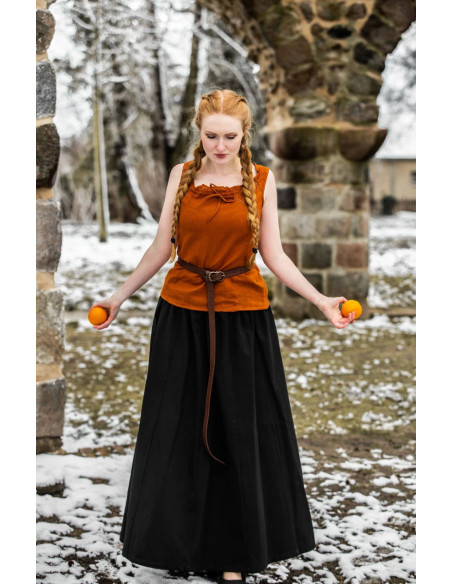 Medieval skirt Konstanze model, black...