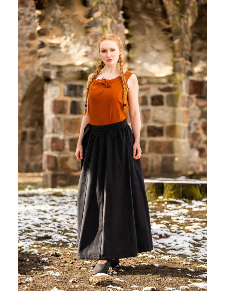 Medieval skirt Konstanze model, black...