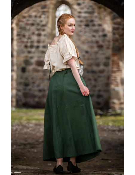 Medieval skirt Konstanze model, green...