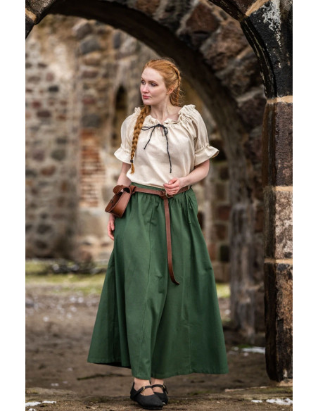 Medieval skirt Konstanze model, green...
