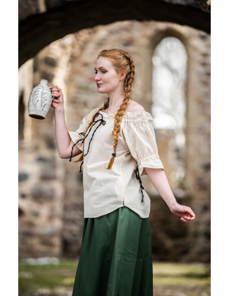 Medieval blouse Amelia model, natural...