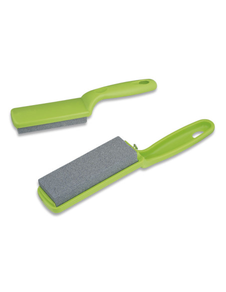 Sharpening stone with green ABS...